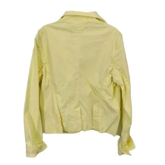 Lightweight Yellow Blazer Jacket L - Picture 2 of 3